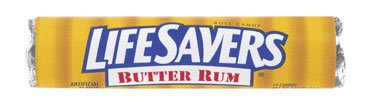 Lifesavers Butter Rum Candy; 1.14 Ounces; 20 Per Box; 15 Per Case