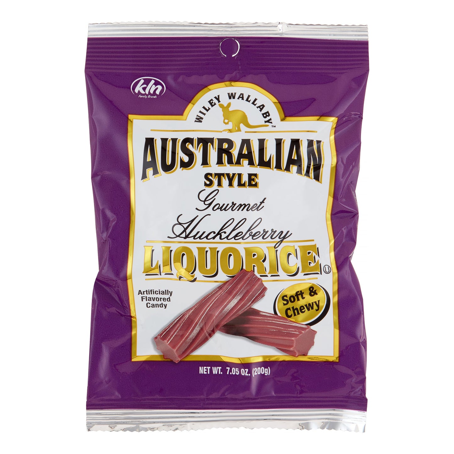 Wiley Wallaby Huckleberry Liquorice; 7.05 Ounces; 12 Per Case