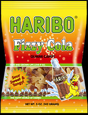 Haribo Confectionery Fizzy Cola Gummi Candy; 5 Ounce; 12 Per Case - High Mart Wholesale