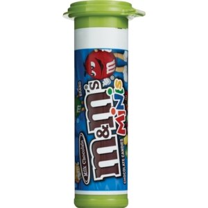 M&M's Milk Chocolate M&M Mini Tubes; 1.08 Ounces; 24 Per Box; 12 Per Case