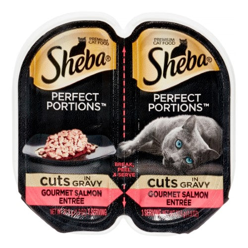 Sheba Salmon Cuts; 2.6 Ounces; 24 Per Case