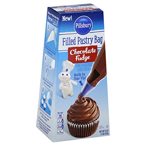 Pillsbury Frosting Chocolate Pastry Bag; 16 Ounces; 6 Per Case