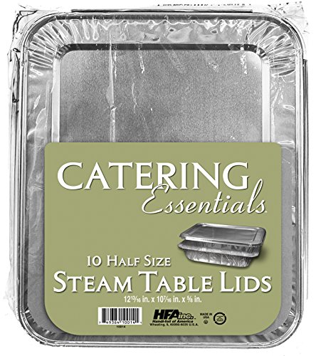 Handi-Foil Catering Essentials Half Size Steam Table Pan With Lid; 10 Each; 12 Per Case - High Mart Wholesale