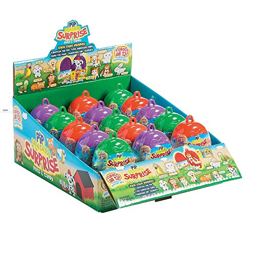 Pip Squeaks Surprise Collectible Surprise Pets & Candy Display Carton; 0.4 Ounces; 15 Per Box; 4 Per Case - High Mart Wholesale