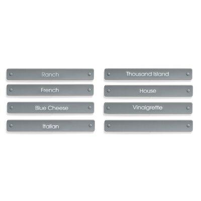 Front Of The House- Foh Salad Dressing Carafe Labels Set Of 8; 1 Each; 1 Per Case - High Mart Wholesale