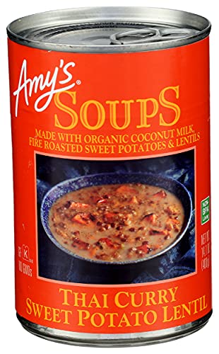 Amy's Thai Curry Sweet Potato Lentil Soup; 14.1 Ounces; 12 Per Case - High Mart Wholesale