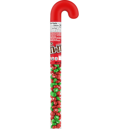 M&M's Milk Chocolate Christmas Cane; 3 Ounces; 12 Per Case