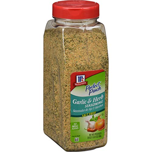 Mccormick Perfect Pinch Salt Free Garlic & Herb; 20 Ounces; 6 Per Case - High Mart Wholesale