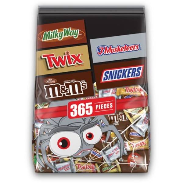 Mixed Chocolate Stand Up Pouch Halloween; 104.27 Ounces; 4 Per Case