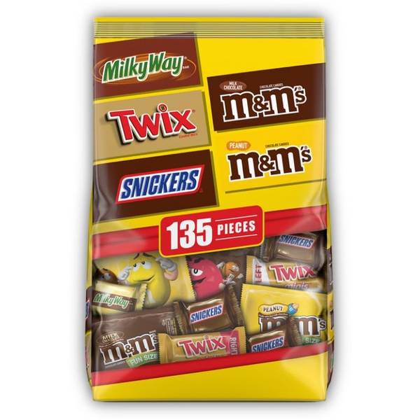 Mixed Chocolate Stand Up Pouch Halloween; 53.26 Ounces; 6 Per Case