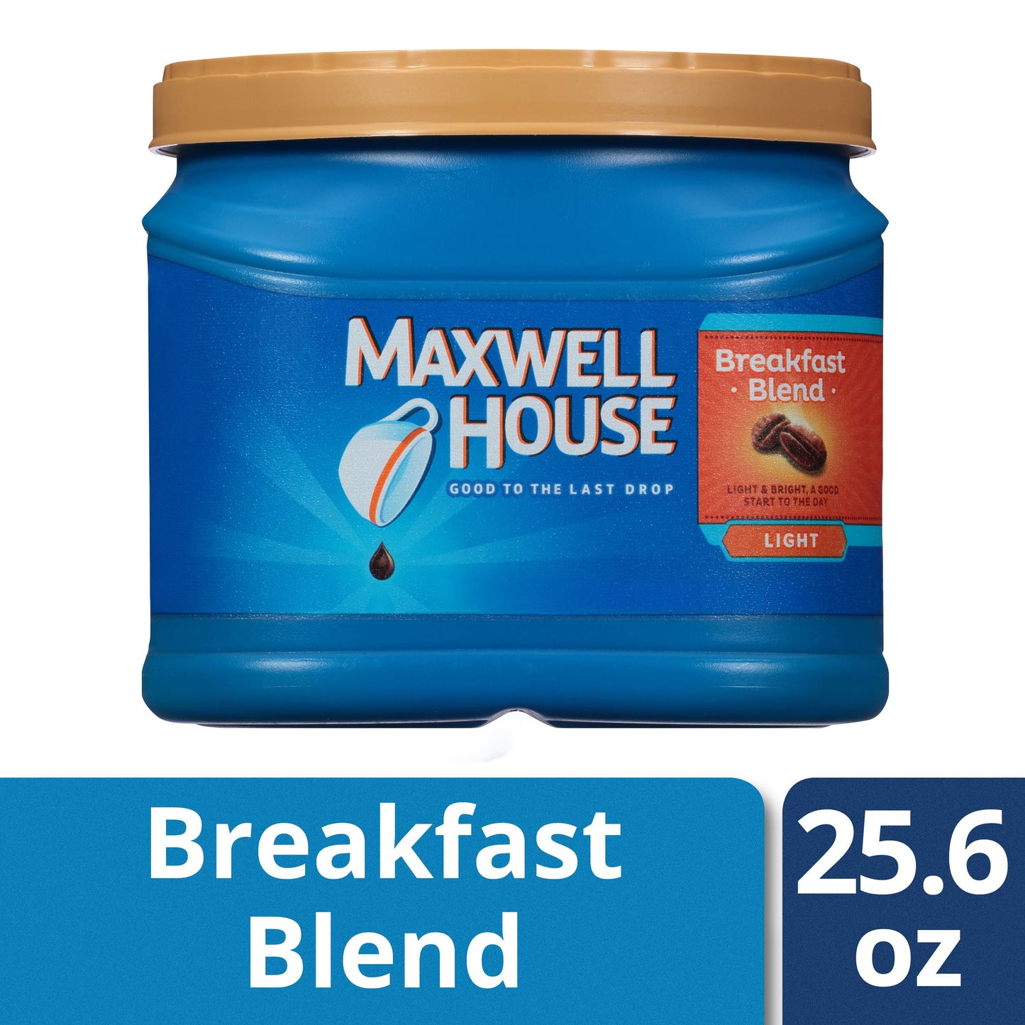 Maxwell House Ground Coffee Breakfast Blend; 1.6 Pounds; 6 Per Case - High Mart Wholesale