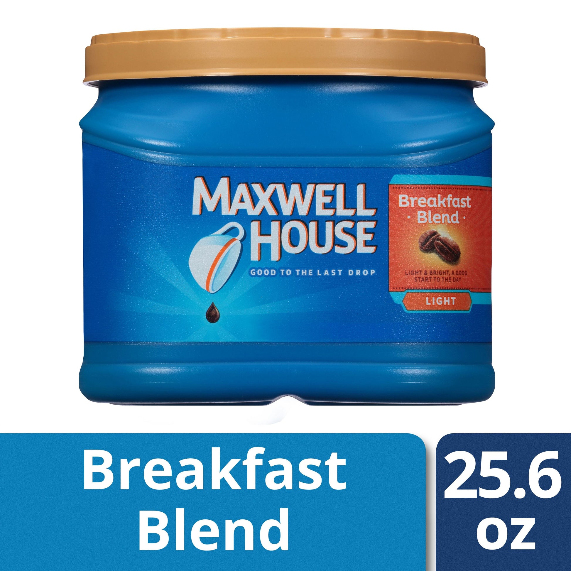 Maxwell House Ground Coffee Breakfast Blend; 1.6 Pounds; 6 Per Case - High Mart Wholesale