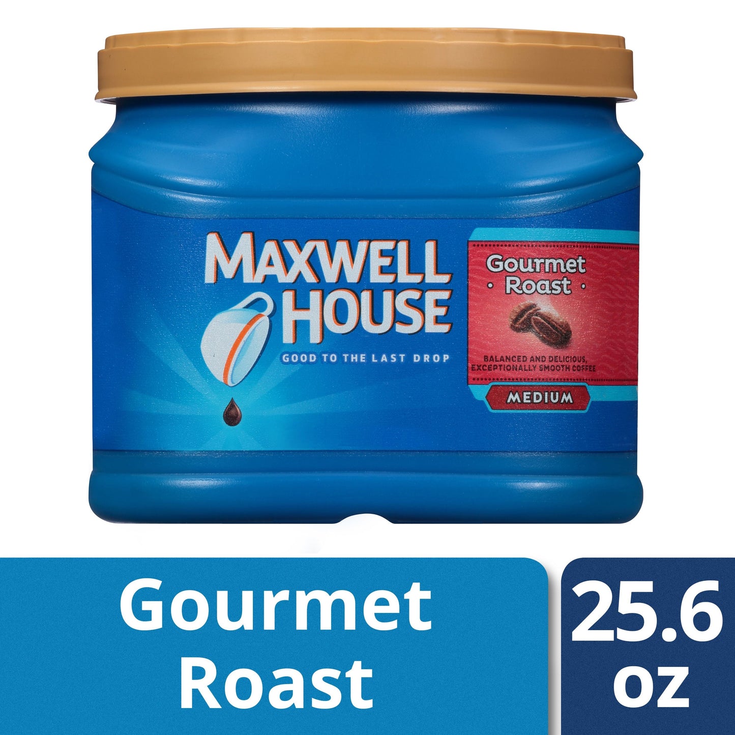 Maxwell House Ground Coffee Gourmet Medium Roast; 1.6 Pounds; 6 Per Case - High Mart Wholesale