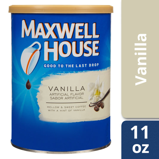 Maxwell House Maxwell House Coffee Vanilla; 11 Ounces; 6 Per Case - High Mart Wholesale