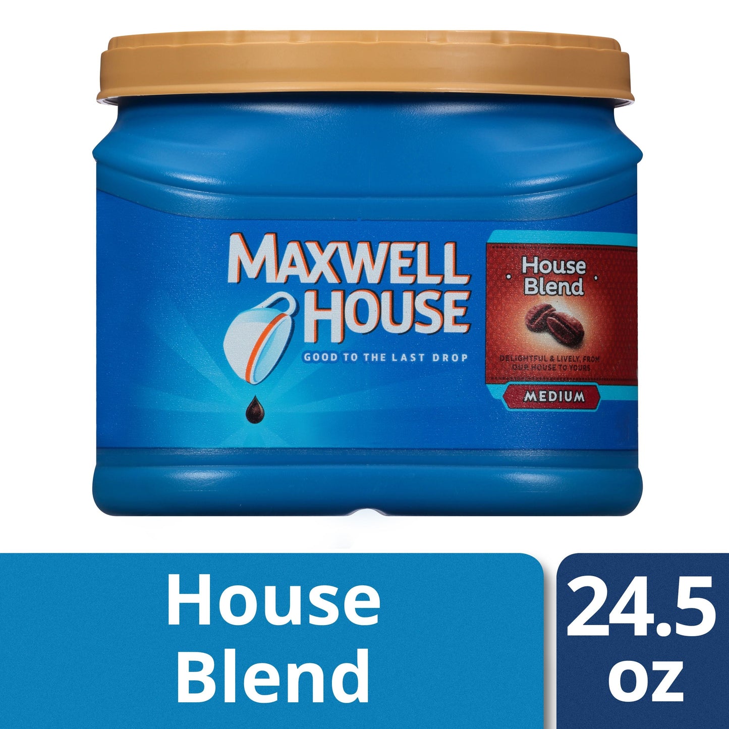 Maxwell House Ground Coffee House Blend; 1.53 Pounds; 6 Per Case - High Mart Wholesale
