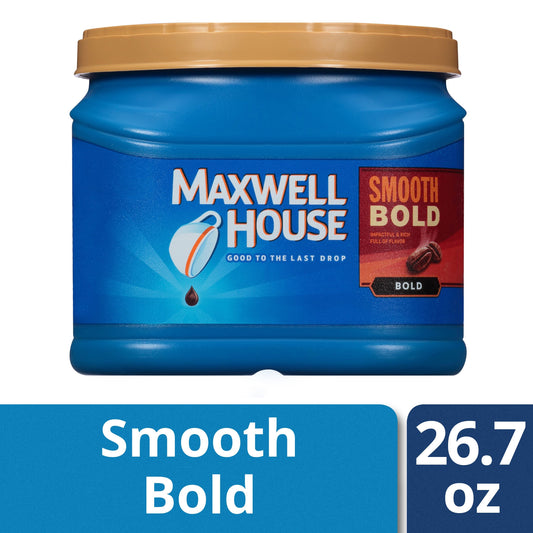 Maxwell House Ground Coffee Smooth Bold; 1.668 Pound; 6 Per Case - High Mart Wholesale