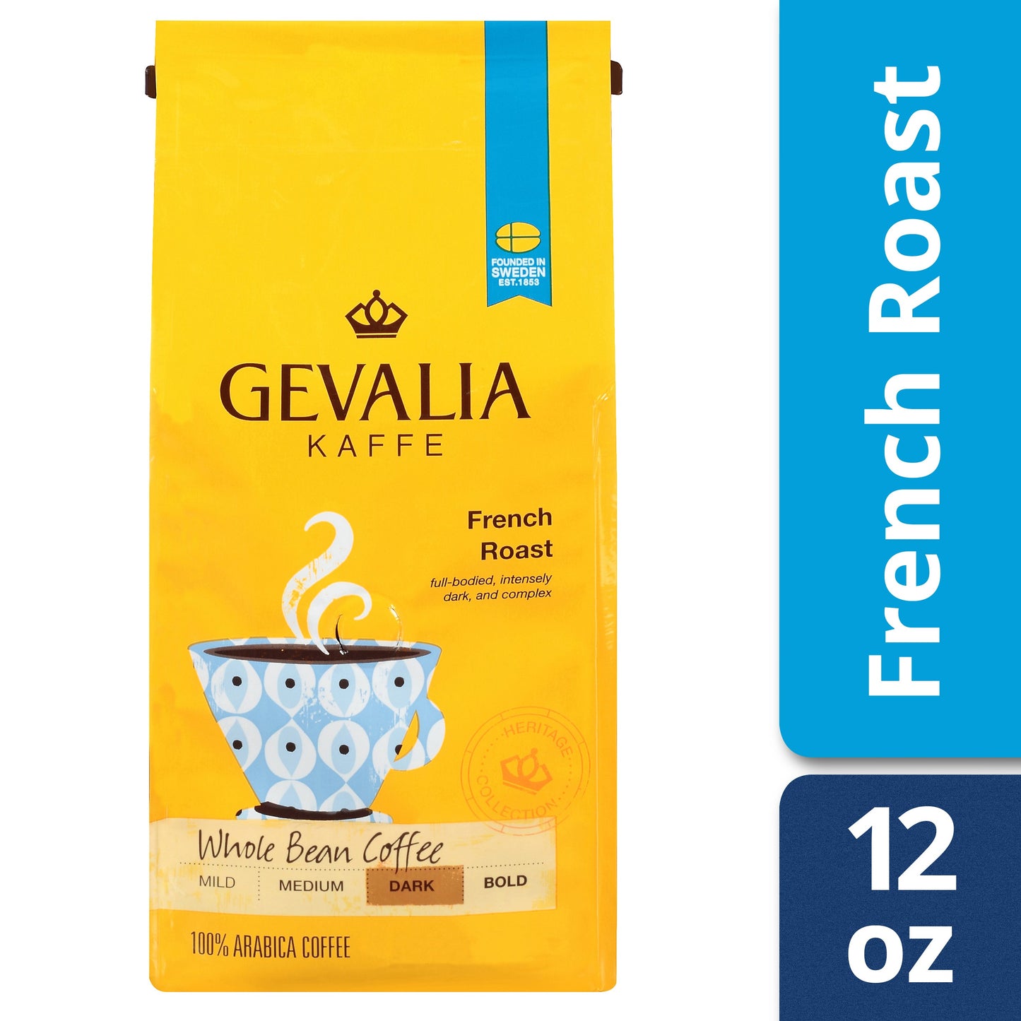 Gevalia Gevalia Coffee French Roast Whole Bean; 12 Ounces; 6 Per Case - High Mart Wholesale