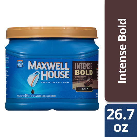 Maxwell House Ground Coffee Intense Bold; 1.668 Pound; 6 Per Case - High Mart Wholesale