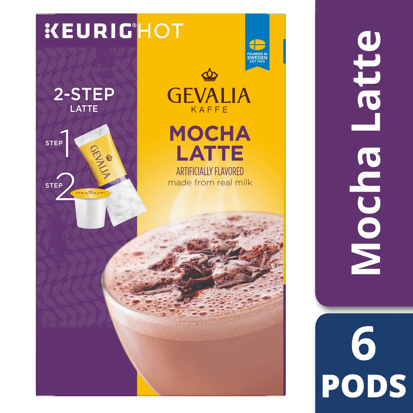 Gevalia Coffee Mocha Latte Gevalia; 5.95 Ounce; 6 Per Case - High Mart Wholesale