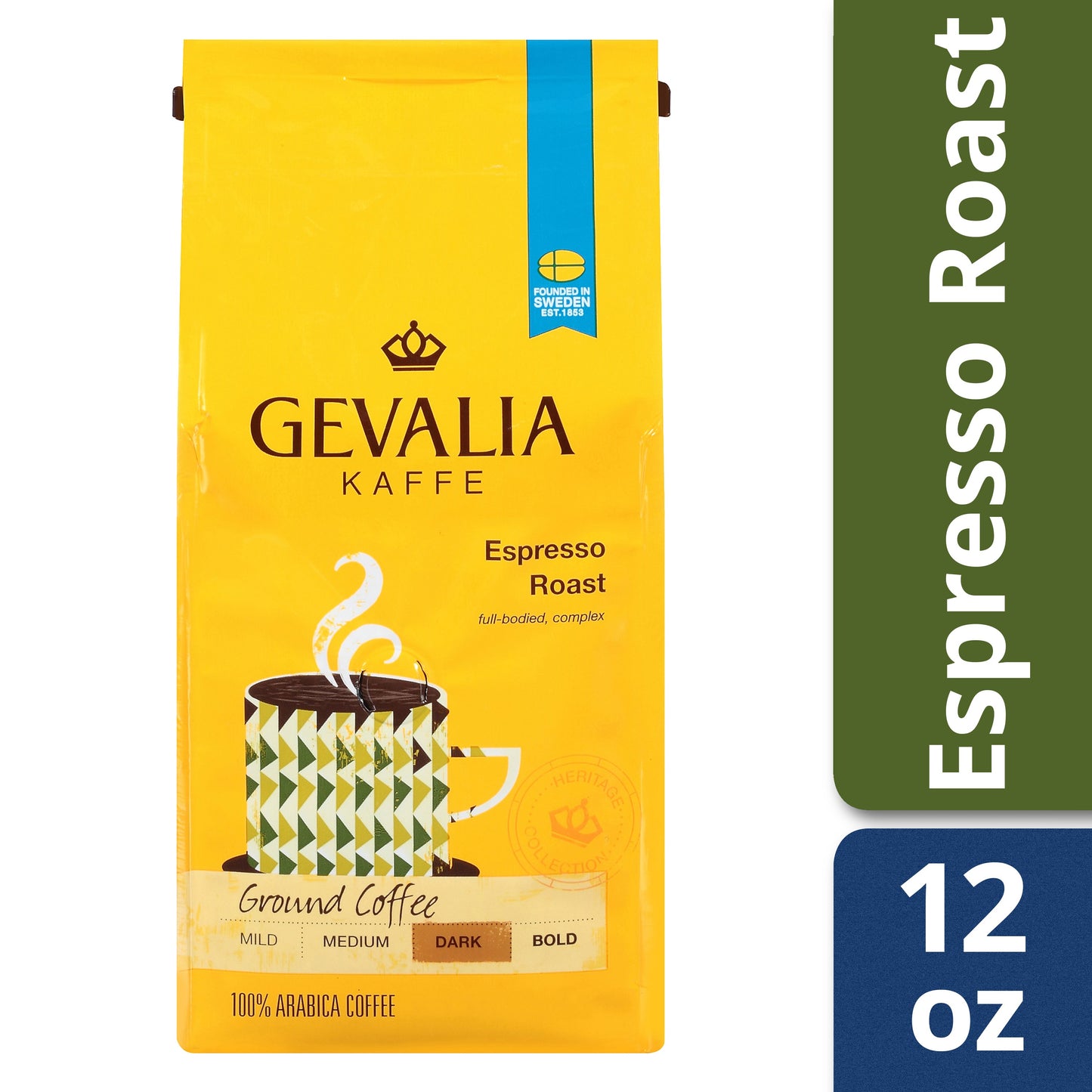 Gevalia 0Ev Coffee Roast & Ground Expresso Roast; 12 Ounces; 6 Per Case - High Mart Wholesale