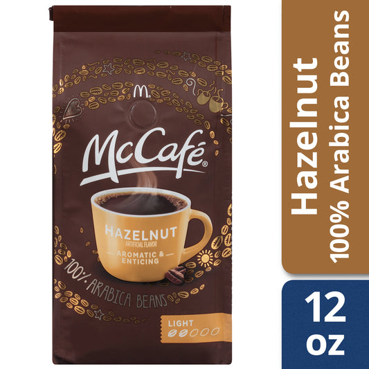 Mccafe Hazelnut Ground Coffee; 12 Ounces; 6 Per Case - High Mart Wholesale