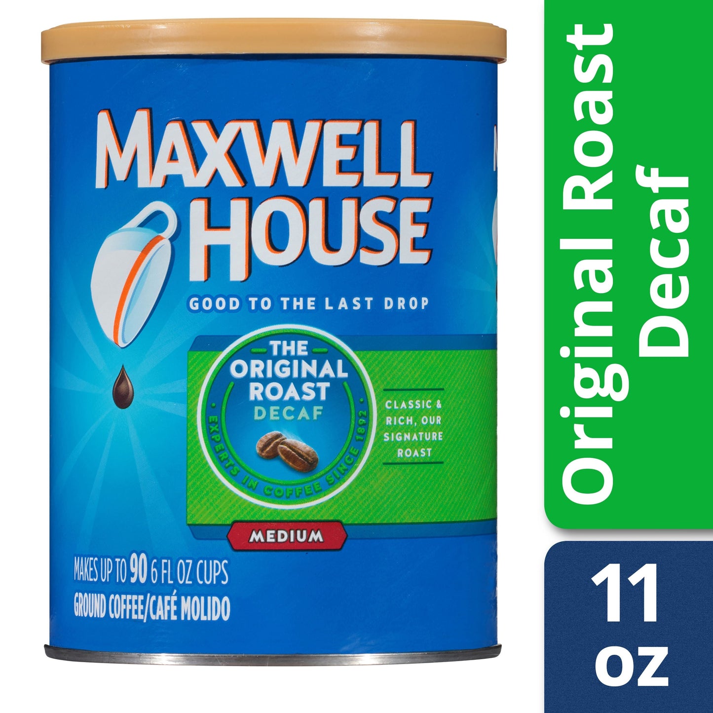 Maxwell House Decaffeinated Original Medium Ground Coffee; 11 Ounces; 6 Per Case - High Mart Wholesale