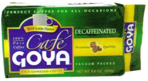 Goya Decaffeinated Brick Pack; 8.8 Ounces; 18 Per Case - High Mart Wholesale