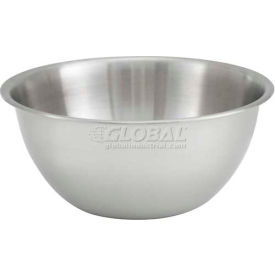 Winco 3 Quart Mixing Bowl Deep Heavy Duty Stainless Steel; 1 Each; 12 Per Box; 4 Per Case - High Mart Wholesale