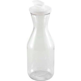 Winco Decanter With Lid 1 Liter Polycarbonate; 24 Each; 1 Per Case - High Mart Wholesale