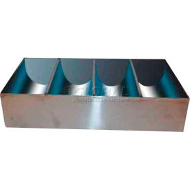 Winco 4 Compartment Cutlery Bin; 8 Each; 1 Per Case - High Mart Wholesale