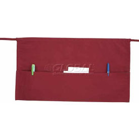 Winco Waist Apron Burgundy; 12 Each; 1 Per Case - High Mart Wholesale