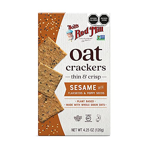 Bob's Red Mill Natural Foods Inc Sesame Oat Crackers; 4.25 Ounces; 5 Per Case