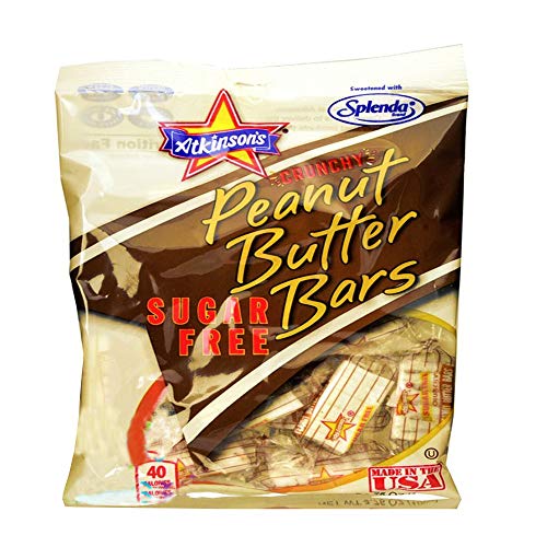 Peanut Butter Bars Candy Sugar Free Peg Bag; 2.25 Ounce; 12 Per Case