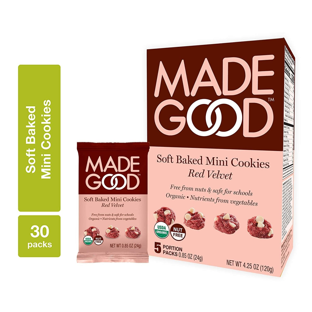 Madegood Red Velvet Cookie; 4.25 Ounces; 6 Per Case - High Mart Wholesale