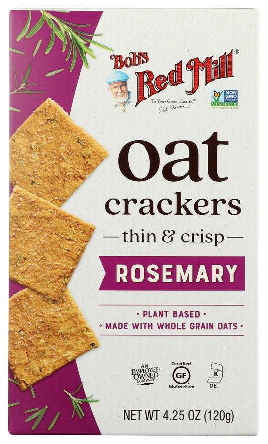 Bob's Red Mill Natural Foods Inc Rosemary Oat Crackers; 4.25 Ounces; 5 Per Case