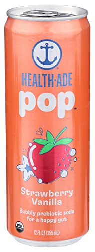 Health-Ade Pop  Strawberry Vanilla; 12 Fluid Ounce; 12 Per Case - High Mart Wholesale
