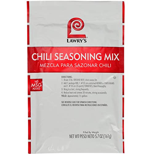 Lawry's Chili Seasoning Mix; 5.7 Ounces; 6 Per Case