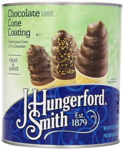 Jhs Cone Coating Jhs Chocolate; 109 Ounces; 6 Per Case