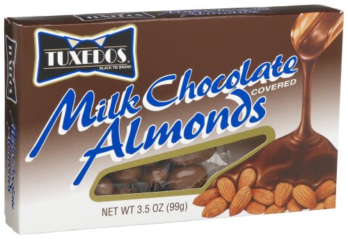 Tuxedos Milk Chocolate Almonds; 3.5 Ounce; 12 Per Case