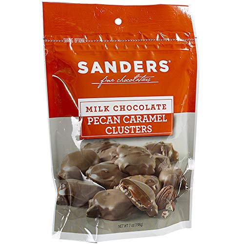 Sanders Milk Chocolate Pecan Caramel Cluster; 7 Ounces; 6 Per Case