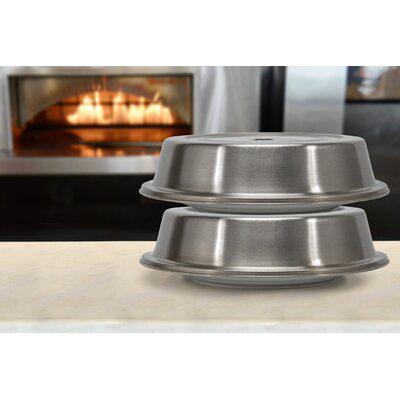 Front Of The House- Foh Round Brushed Stainless Plate Cover; 12 Each; 1 Per Case - High Mart Wholesale