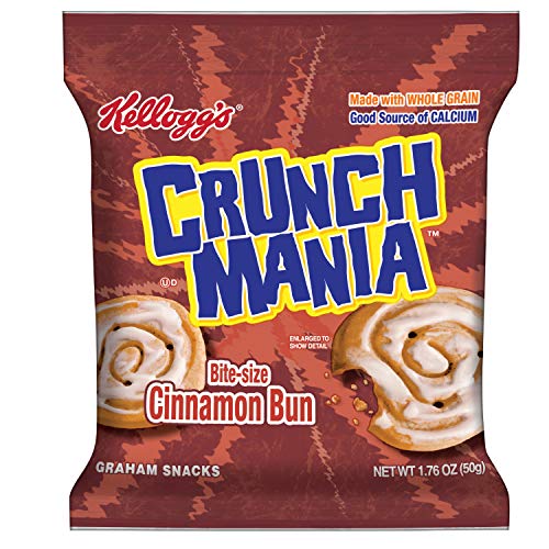 Kellogg's Crunch Mania Bite Size Cinnamon Bun; 1.76 Ounces; 100 Per Case