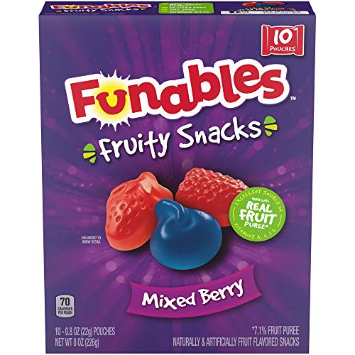 Fruity Snacks Funables Mixed Berry; 8 Ounces; 8 Per Case - High Mart Wholesale