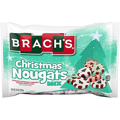 Brachs Christmas Nougats Mix; 10 Ounces; 24 Per Case - High Mart Wholesale