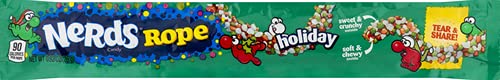 Nerds Holiday Ropes; 0.92 Ounces; 24 Per Box; 3 Per Case - High Mart Wholesale