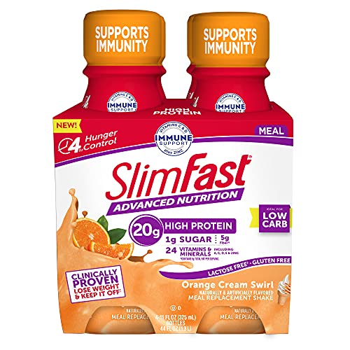 Slimfast Advanced Ready To Drink Orange Cream Swirl; 44 Fluid Ounces; 4 Per Box; 3 Per Case