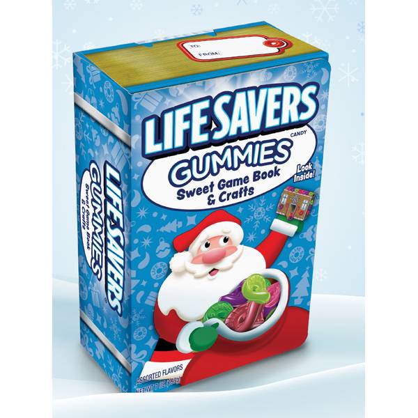 Lifesavers Gummies Sweet Game Book Christmas; 7 Ounces; 24 Per Case