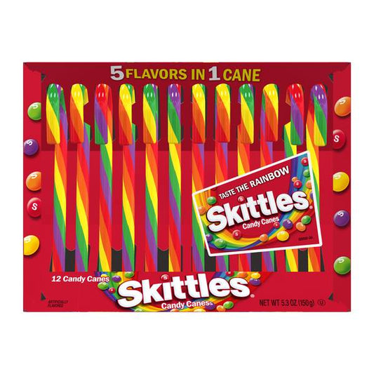 Skittles Canes 12 Count Box; 5.3 Ounce; 12 Per Case