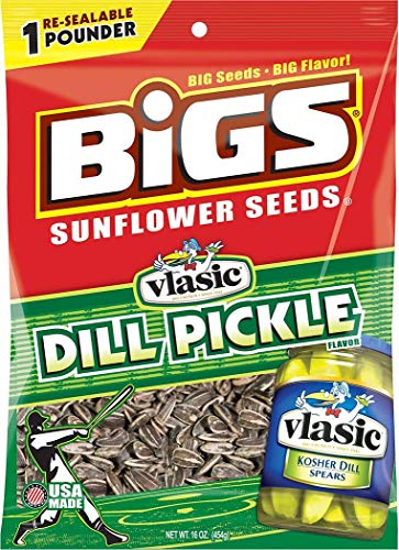 Bigs Dill Pickle Sunflower Seeds; 16 Ounce; 8 Per Case - High Mart Wholesale