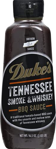 Duke's Tennessee Smoke And Whiskey Bbq Sauce Bottle; 13.7 Ounce; 6 Per Case - High Mart Wholesale